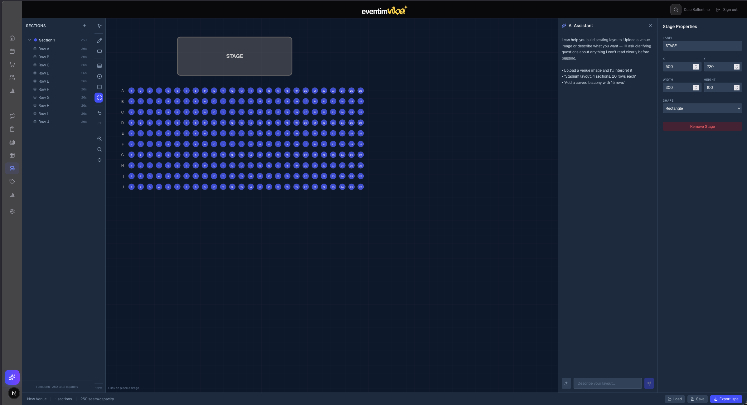 Seatmap builder